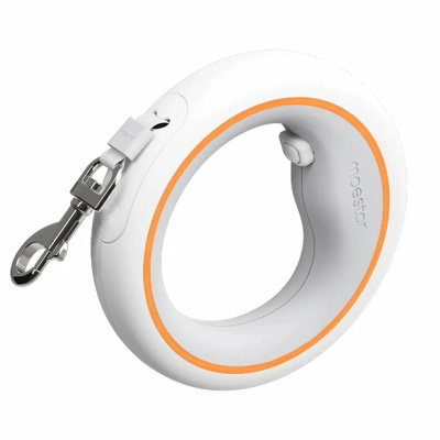 Поводок для собак Xiaomi Moestar UFO Pet Leash 2 Air (White - orange) EU